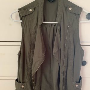 Mossimo Army Green Vest